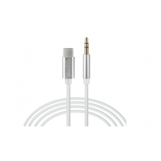 Laidas USB C - 3.5mm 1.5m baltas (white) 